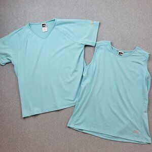 The North Face Top Womens Size XL Blue Tank Top Shirt Set
